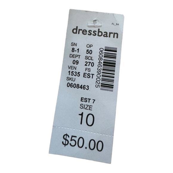 DB Established | Women's Cream Sleeveless Dress | Size 10 | NWT | 0962 - Picture 9 of 10